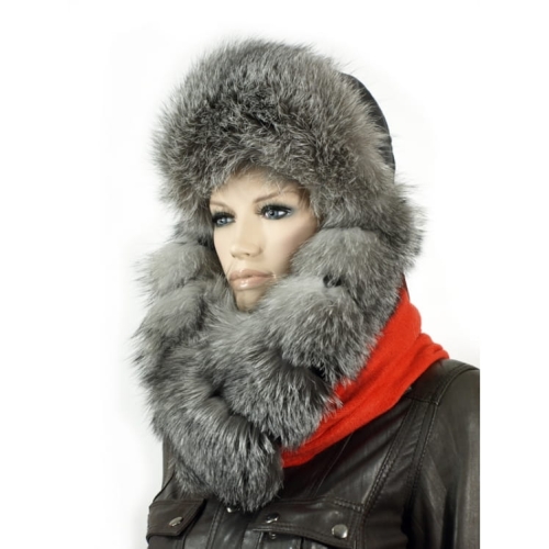 Czapka futrzana GENA GE-L35S-BL