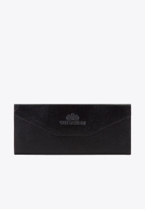 Czarne etui na okulary WITTCHEN 14-2-196-1