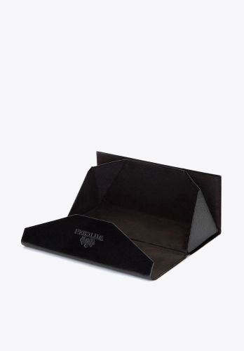 Czarne etui na okulary WITTCHEN 14-2-196-1