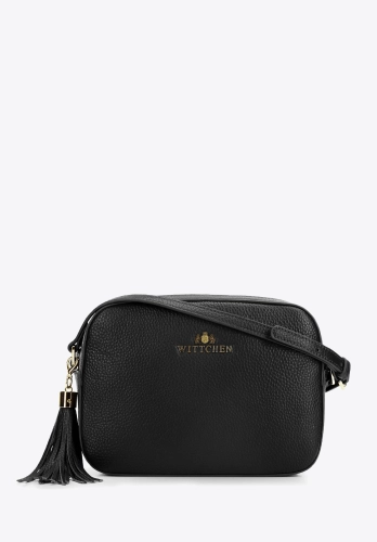 Skórzana listonoszka damska WITTCHEN Elegance 29-4E-014-1G czarna