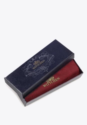Eleganckie granatowe pudełko z logo WITTCHEN