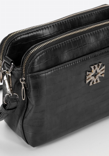 Listonoszka damska z ekoskóry croco WITTCHEN 29-4Y-017-B1