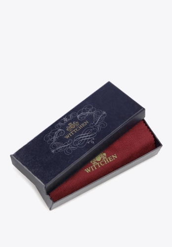 Eleganckie granatowe pudełko z logo WITTCHEN