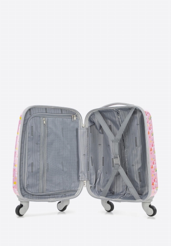 Walizka dla dzieci z ABS-u JEDNOROŻCE WITTCHEN 56-3K-007-TR-U