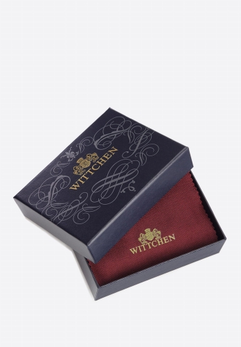 Eleganckie granatowe pudełko z logo WITTCHEN