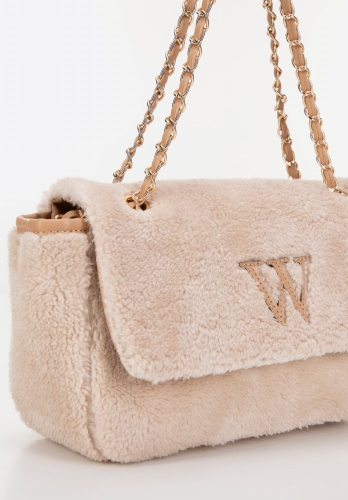 Torebka damska crossbody ze sztucznego futerka WITTCHEN 99-4Y-218-0
