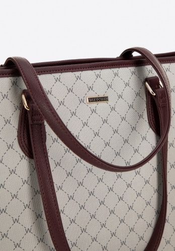 Duża shopperka z monogramem WITTCHEN 99-4Y-503-9