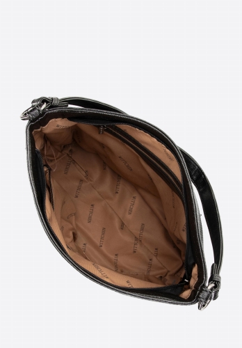 Elegancka torebka worek z ekoskóry z połyskiem WITTCHEN 99-4Y-711-1