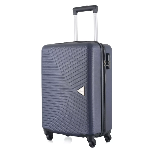 Mała walizka ABS Semi Line T5691-1 twarda granatowa