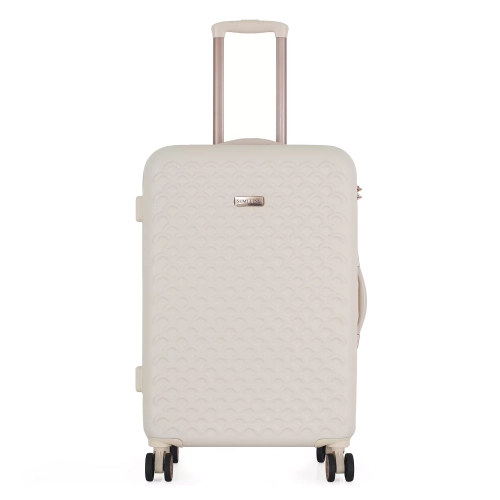 Średnia walizka 24" twarda ABS Semi Line T5791-2 ecru