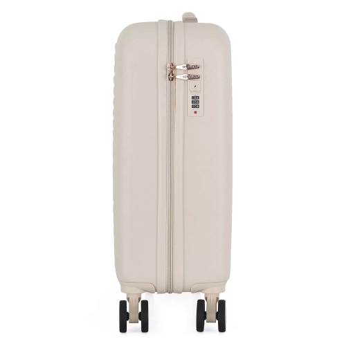 Mała walizka 20" twarda ABS Semi Line T5791 -1 ecru