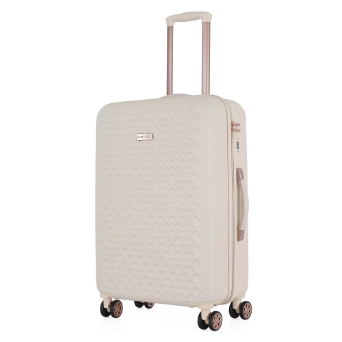 Średnia walizka 24" twarda ABS Semi Line T5791-2 ecru