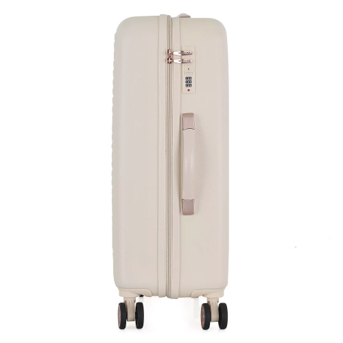 Średnia walizka 24" twarda ABS Semi Line T5791-2 ecru