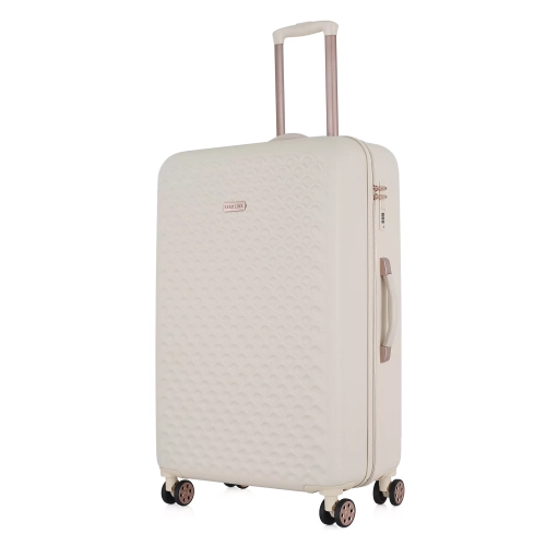 Duża walizka 28" twarda ABS Semi Line T5791-3 ecru
