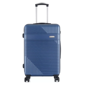 Średnia  walizka podróżna 24" ABS Semi Line T5759-3 granatowa