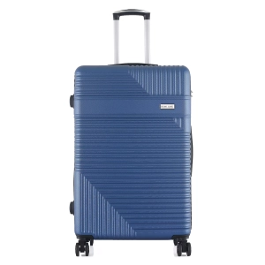 Duża  walizka podróżna 28" ABS  Semi Line T5759-4 twarda granatowa