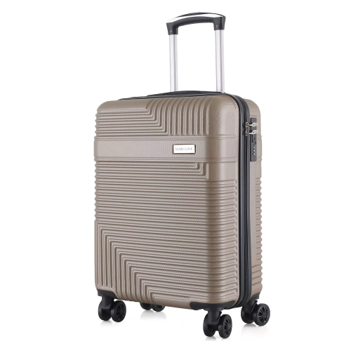 Mała walizka 20" twarda ABS Semi Line  T5760-2 beżowa