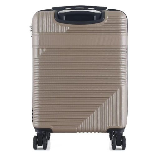 Mała walizka 20" twarda ABS Semi Line  T5760-2 beżowa