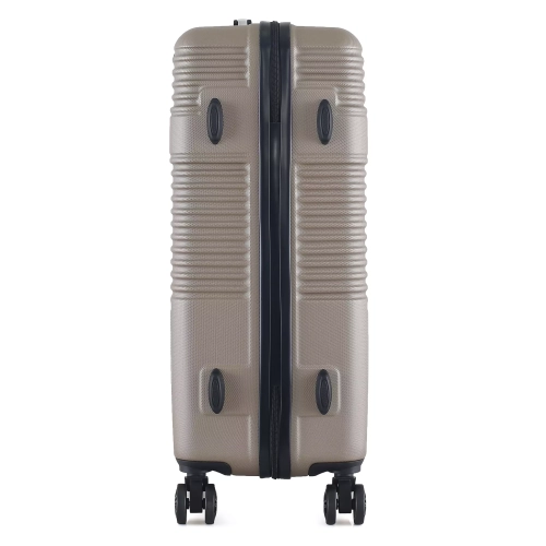 Średnia walizka 24" twarda ABS Semi Line T5760-3 beżowa