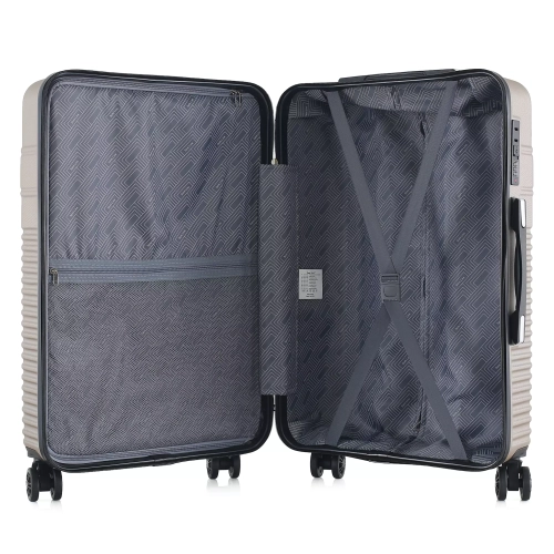Średnia walizka 24" twarda ABS Semi Line T5760-3 beżowa