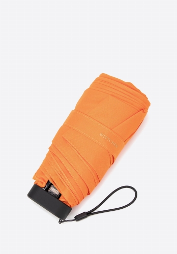 Pomarańczowy kompaktowy parasol manualny WITTCHEN PA-7-905-6