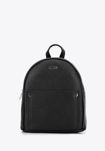Elegancki czarny plecak damski z ekoskóry WITTCHEN 29-4Y-603-1S
