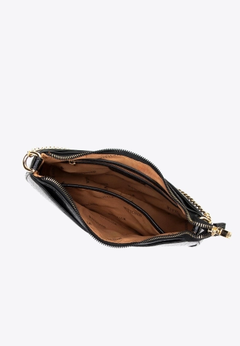 Damska torebka bagietka z ekoskóry croco z łańcuszkiem WITTCHEN 29-4Y-605-1G