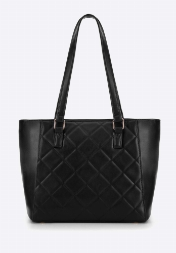 Czarna pikowana shopperka z ekoskóry WITTCHEN 29-4Y-608-1