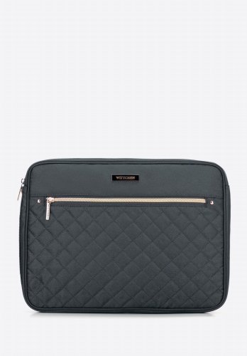 Eleganckie etui na laptopa 15" z ozdobnym pikowaniem WITTCHEN 99-2Y-301-01