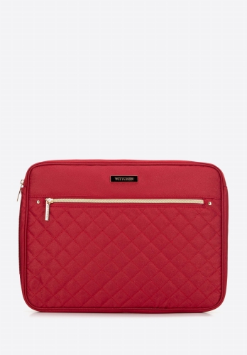 Eleganckie etui na laptopa 15" z ozdobnym pikowaniem WITTCHEN 99-2Y-301-30