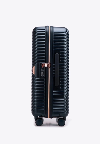 Średnia granatowa walizka z polikarbonu WITTCHEN 56-3P-842-90