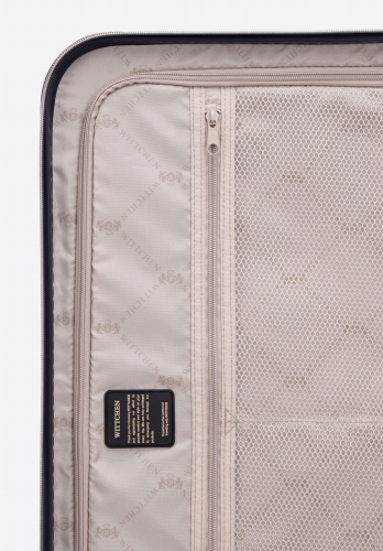 Średnia granatowa walizka z polikarbonu WITTCHEN 56-3P-842-90