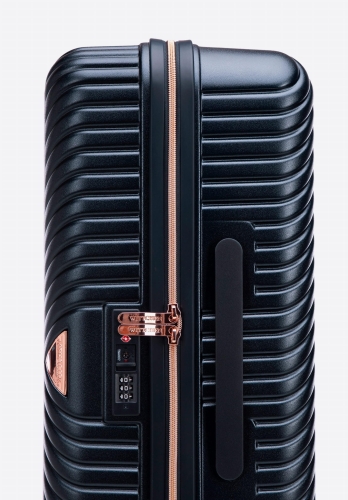 Średnia granatowa walizka z polikarbonu WITTCHEN 56-3P-842-90