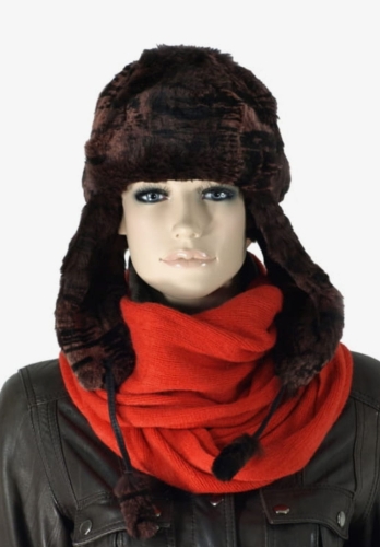 Czapka uszatka GENA GE-01-RO Syberia