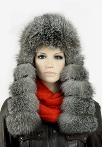 Czapka futrzana GENA GE-L35S-BL
