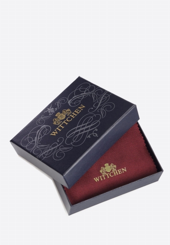 Eleganckie granatowe pudełko z logo WITTCHEN