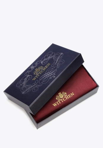 Eleganckie granatowe pudełko z logo WITTCHEN