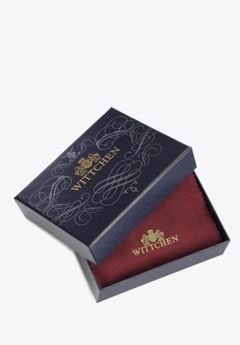 Eleganckie granatowe pudełko z logo WITTCHEN