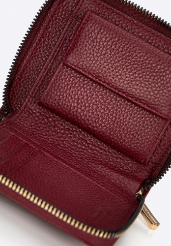 Elegancki skórzany portfel damski z monogramem WITTCHEN 99-1E-309-3