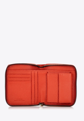 Elegancki skórzany portfel damski z monogramem WITTCHEN 99-1E-309-6