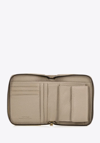 Elegancki skórzany portfel damski z monogramem WITTCHEN 99-1E-309-8