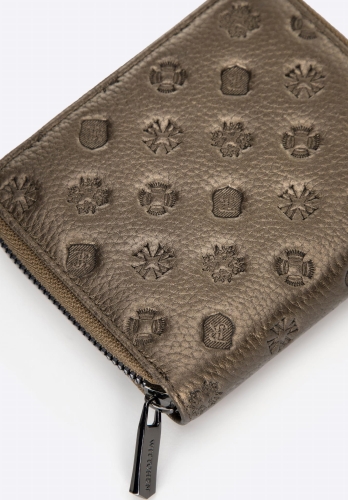 Elegancki skórzany portfel damski z monogramem WITTCHEN 99-1E-309-G