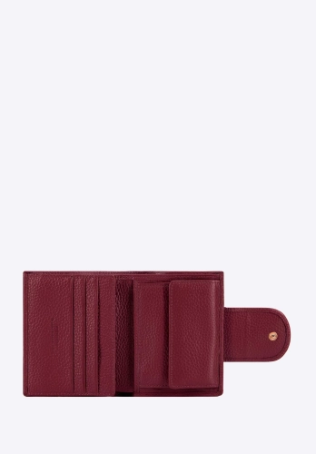 Średni skórzany portfel damski z tłoczonym monogramem WITTCHEN 99-1E-362-3