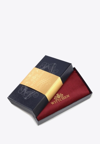Eleganckie granatowe pudełko z logo WITTCHEN