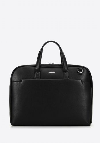Męska czarna torba z kieszenią na laptopa 15’’ WITTCHEN 29-3P-007-1