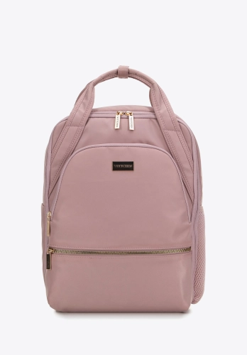 Wielofunkcyjny różowy plecak do samolotu WITTCHEN 29-3P-201-34
