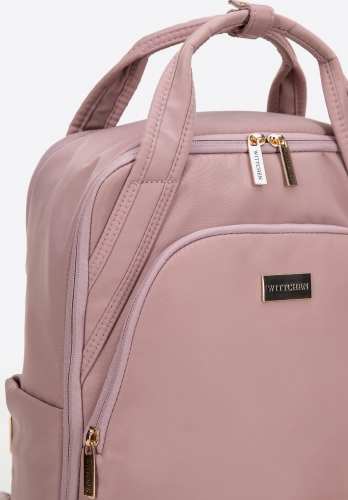 Wielofunkcyjny różowy plecak do samolotu WITTCHEN 29-3P-201-34