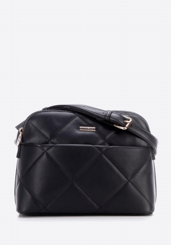 Elegancka torebka crossbody z ekoskóry w geometryczny wzór WITTCHEN 99-4Y-611-1G