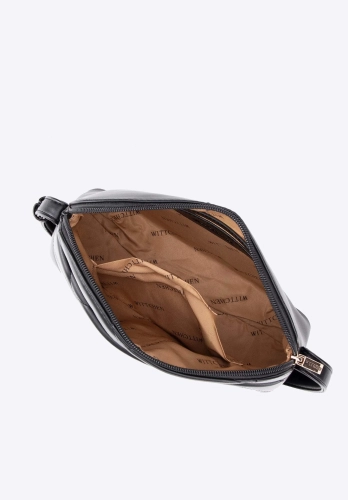 Elegancka torebka crossbody z ekoskóry w geometryczny wzór WITTCHEN 99-4Y-611-1G