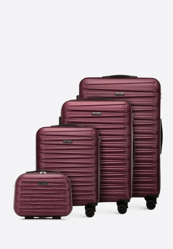 Zestaw walizek z kosmetyczką WITTCHEN Skyspeed Line 56-3A-00K-30